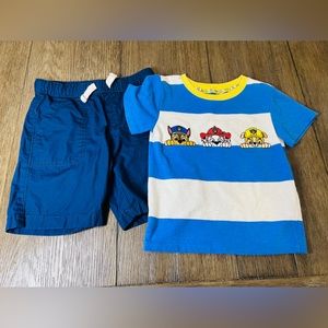 Paw patrol boy set 4T
